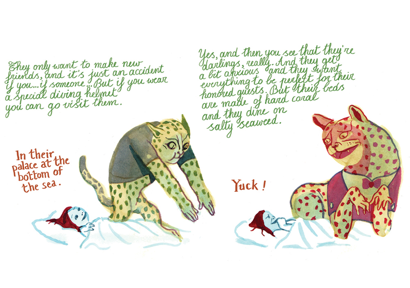 Illustration for article titled D&Q exclusive: Panther puts a chilling twist on a little girl’s imaginary friend